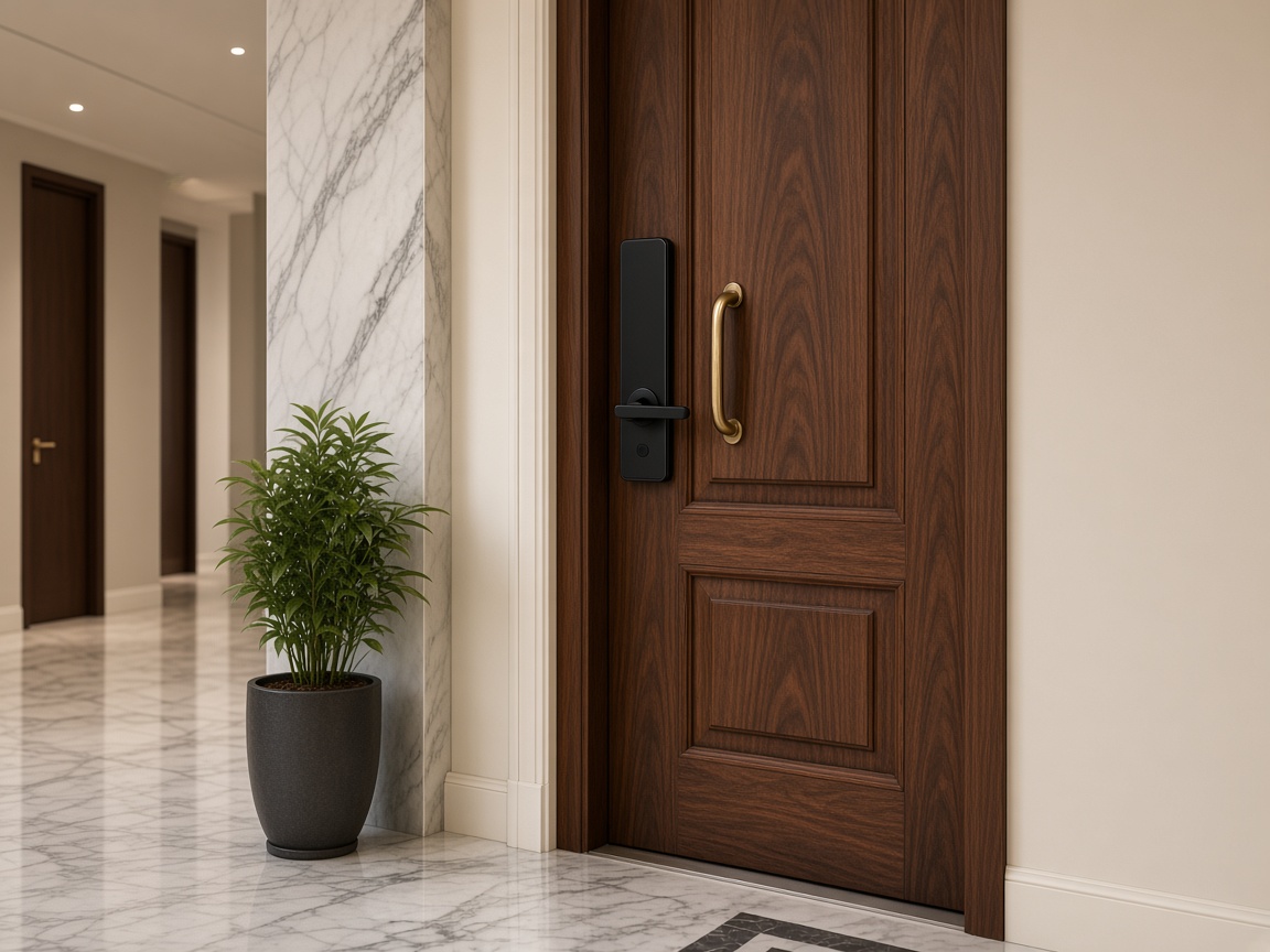 Front door digital lock