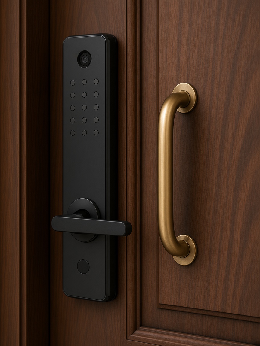 Front door digital lock