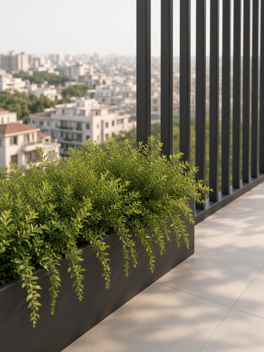 European look balcony partition