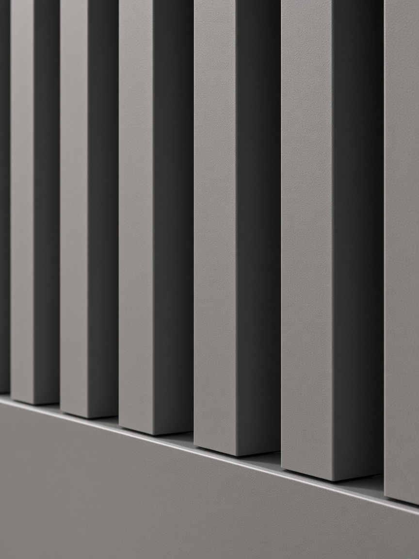 Grey balcony partition, premium look