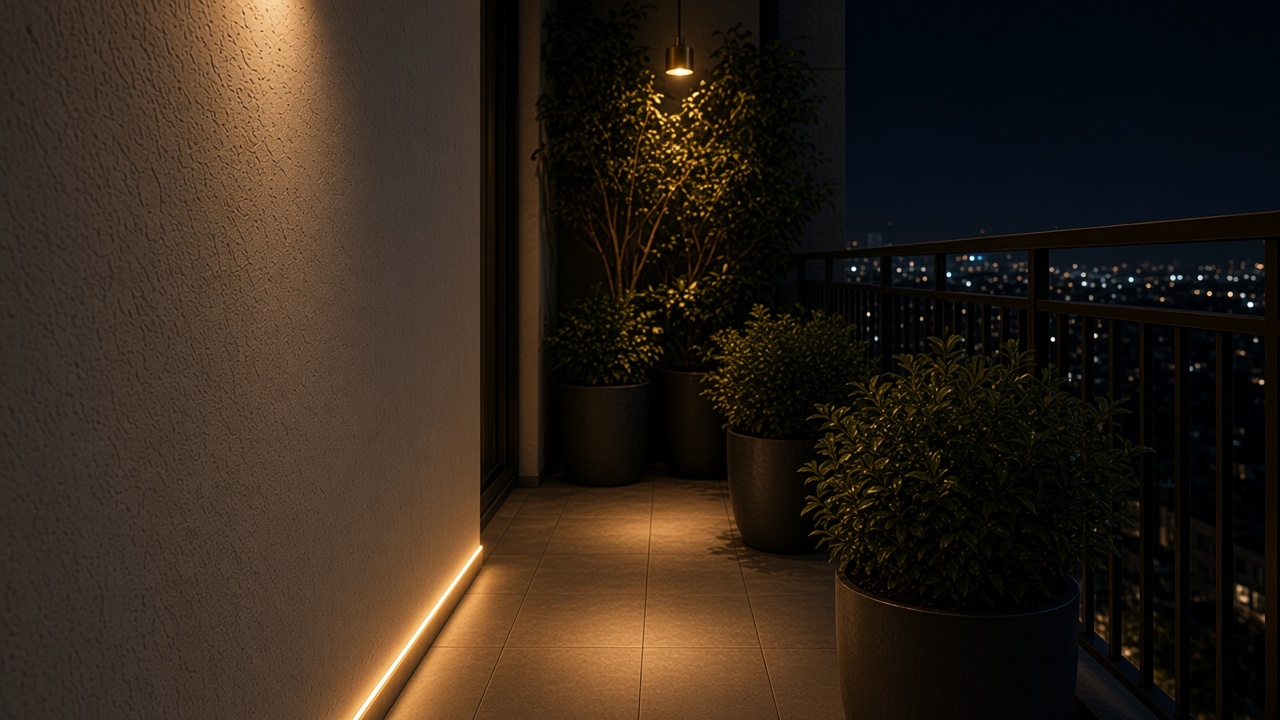 Balcony lighting kit