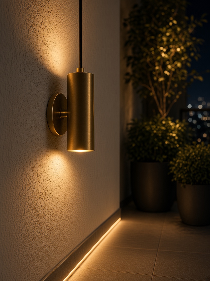 Balcony lighting kit