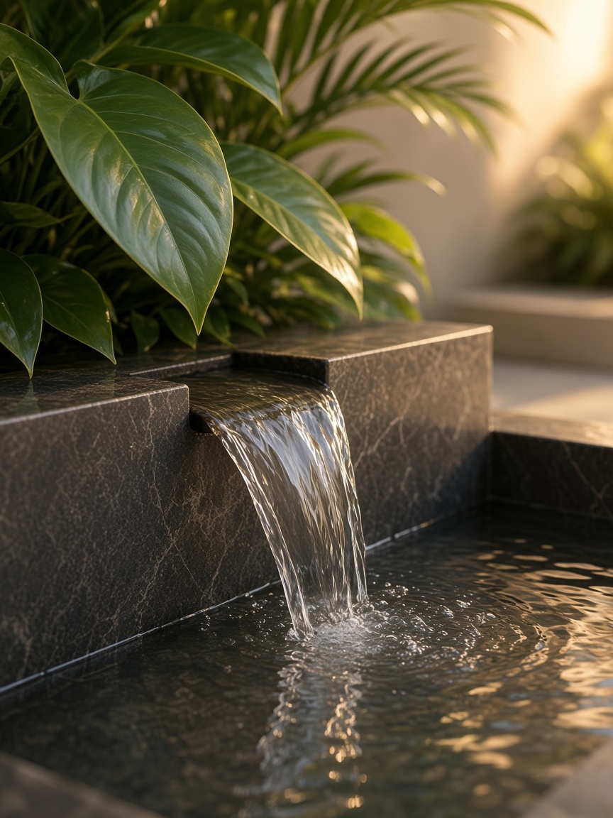 Entrance fountain